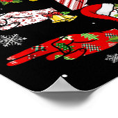 Ho Ho Asl Sign Language Deaf Pride Family Pajamas Poster (Ecke)