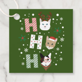 Ho Ho Cats Frohe Weihnachten Geschenkanhänger