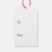 Ho Ho Cats Frohe Weihnachten Geschenkanhänger (Rückseite)