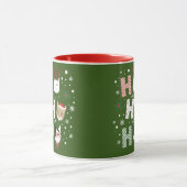 Ho Ho Cats Frohe Weihnachten Tasse (Zentrum)