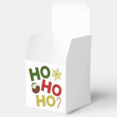 HO HO+Christmas Pudding, Candy, Snowflake Geschenkschachtel (Geöffnet)