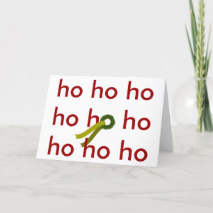 ho ho dankeskarte