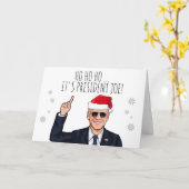 HO HO, ES IST PRÄSIDENT JOE KARTE (Gelbe Blume)