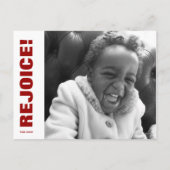 Ho Ho Feiertags-Foto-Postkarte Feiertagspostkarte (Rückseite)