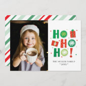 Ho Ho Festivals Urlaub Personalisiertes Foto (Vorne/Hinten)