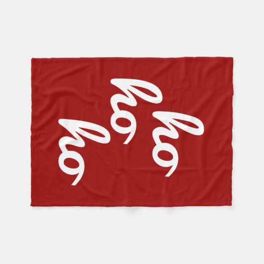 Ho-Ho Fleecedecke (Vorderseite (Horizontal))