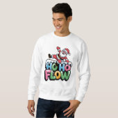 Ho Ho Flow — Dancing Santa Holiday Tee (Vorne ganz)