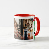 Ho Ho Foto Weihnachten Tasse (VorderseiteRechts)