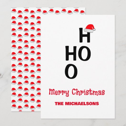 Ho Ho: Frohe Weihnachten (Vorne/Hinten)