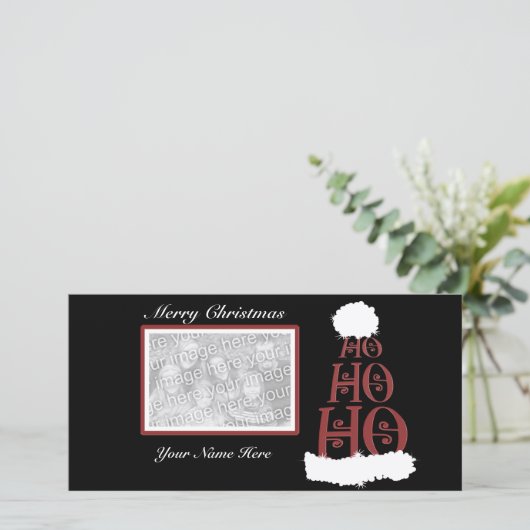 Ho Ho ~ Frohe Weihnachten (Stehend Vorderseite)