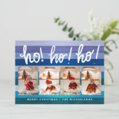 HO HO Frohe Weihnachten Add-Fotos (Stehend Vorderseite)
