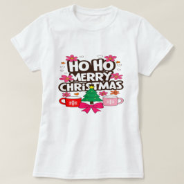 Ho Ho Frohe Weihnachten – Gemütliche Feiertagsstim T-Shirt