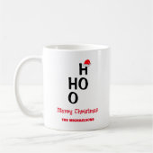 Ho Ho: Frohe Weihnachten Kaffeetasse (Links)