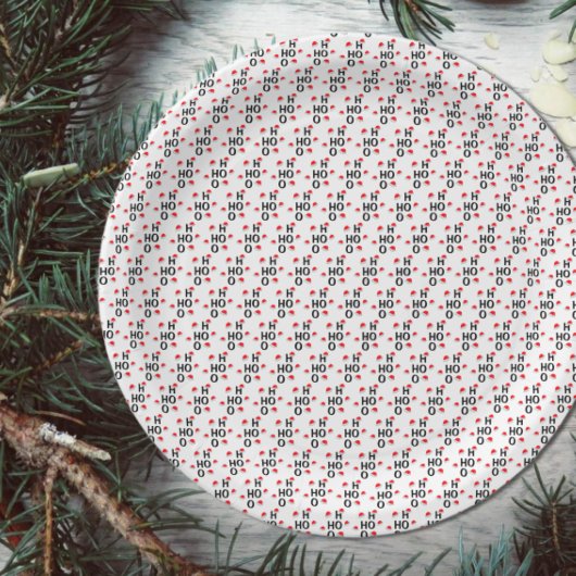 Ho Ho: Frohe Weihnachten Pappteller
