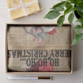 Ho, Ho fröhliche Chirstmas Weihnachtsmann Seidenpapier (Geschenk)