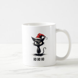Ho Ho Funny Cat Weihnachten Kaffeetasse