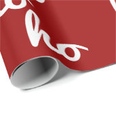 Ho-Ho Geschenkpapier (Rolleneckpunkt)