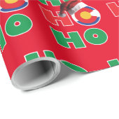 Ho Ho Geschenkpapier (Rolleneckpunkt)