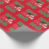 Ho Ho Geschenkpapier (Ecke)