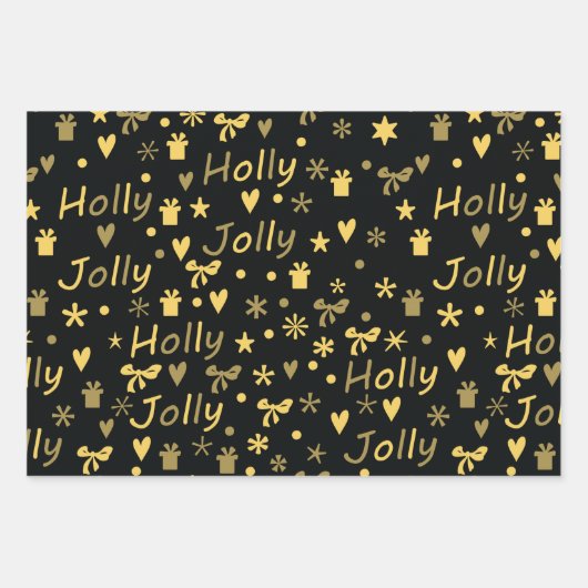 Ho-Ho Geschenkpapier Set (Vorderseite 2)