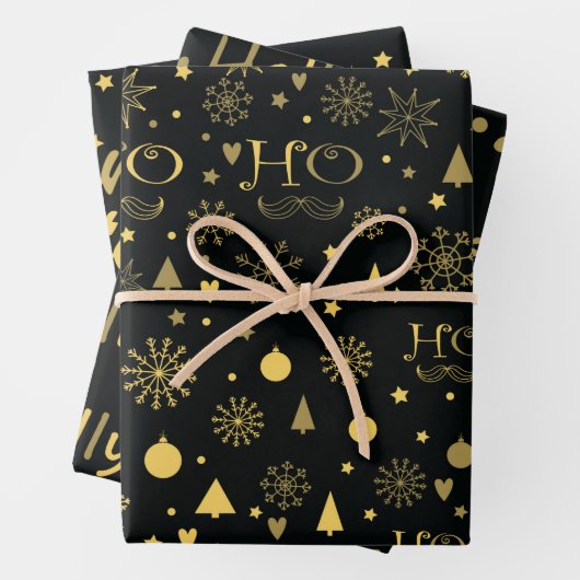 Ho-Ho Geschenkpapier Set (Beispiel)