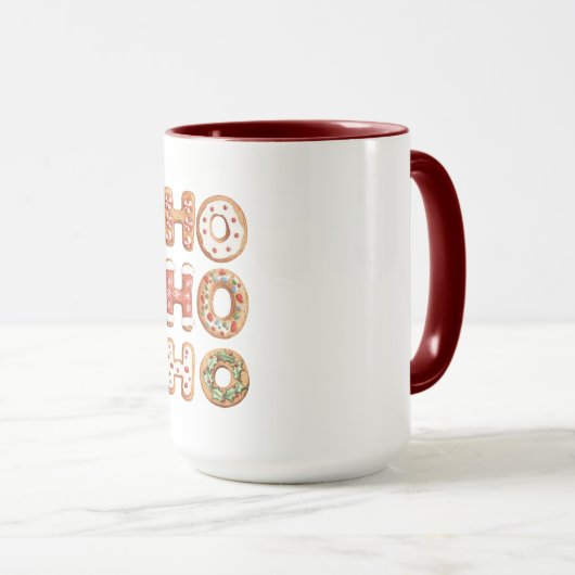 Ho Ho Gingerbread Cookie Weihnachten Tasse (VorderseiteRechts)