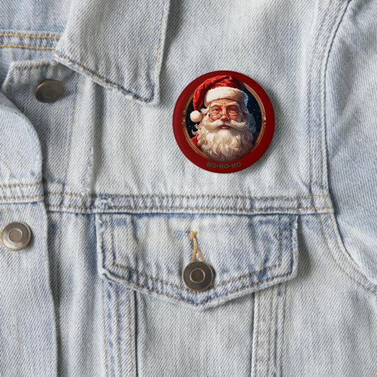Ho Ho Glück Button (Beispiel)