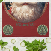 Ho Ho Glück Geschirrtuch (Gefaltet)