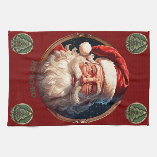 Ho Ho Glück Geschirrtuch (Horizontal)