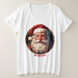 Ho Ho Glück Große Größe T-Shirt