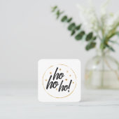 Ho ho! Goldene Sterne Rabattkarte (Stehend Vorderseite)