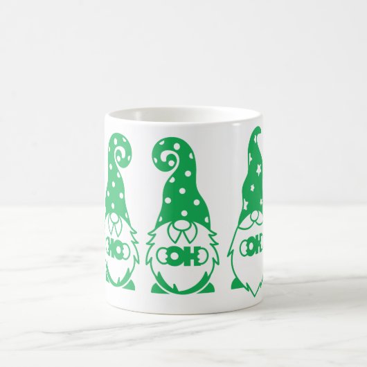 Ho Ho Green Gnomes Kaffeetasse (Mittel)