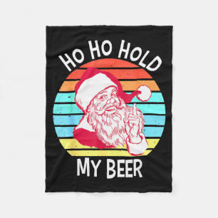 Ho Ho Halt Mein Bier Weihnachten Im Juli Shirt _ X Fleecedecke