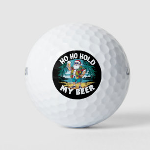 Ho Ho Halt meine Biere Weihnachten im Juli Sommer  Golfball