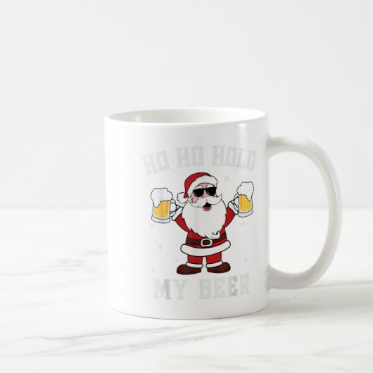 Ho Ho halten meine Biere Funny Weihnachts trinken  Kaffeetasse (Rechts)