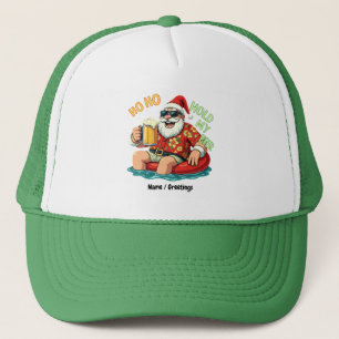 Ho Ho halten meine Biere lustig trinken Weihnachte Truckerkappe