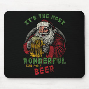 Ho Ho Heilige Ich brauche ein Bier Funny Weihnacht Mousepad