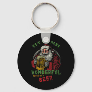 Ho Ho Heilige Ich brauche ein Bier Funny Weihnacht Schlüsselanhänger