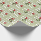Ho Ho Heim Schneeglöckchen Geschenkpapier (Ecke)