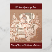 HO HO HELP-Folie Einladung (Vorderseite)