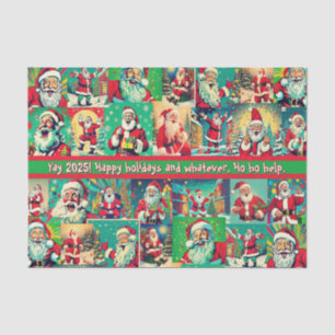 HO HO HELP-Gewebepapier Seidenpapier