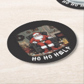 HO HO HELP HOARDER SANTA Untersetzer (Angewinkelt)