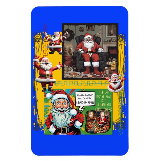 HO HO HELP-Magnet Magnet (Vertikal)