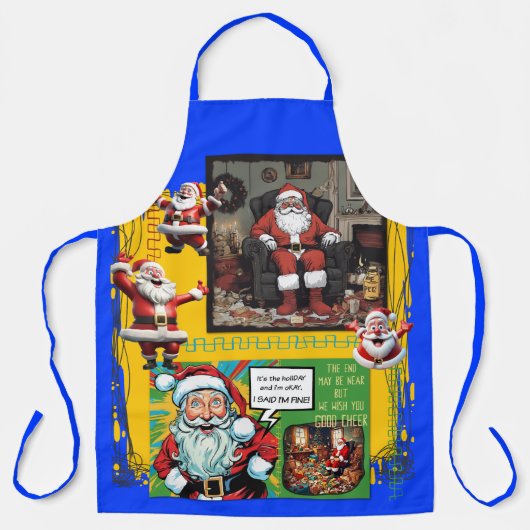 HO HO HELP Schürze (Vorderseite)