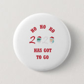 HO HO HO 2020 HAT GOT ZU GEO BUTTON (Vorderseite)
