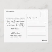 Ho Ho Ho 20 Foto Weihnachten Postkarte (Rückseite)