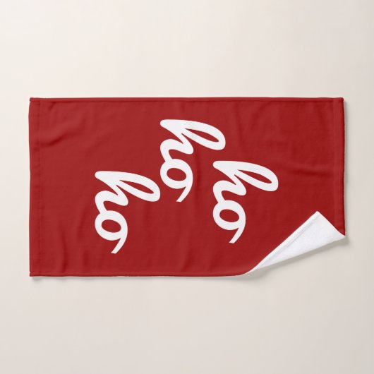 Ho-ho-ho Badhandtuch Set (Handtuch)