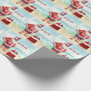 Ho Ho Ho Beach Lounge Weihnachten Weihnachten Geschenkpapier