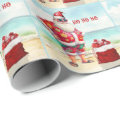 Ho Ho Ho Beach Lounge Weihnachten Weihnachten Geschenkpapier (Rolleneckpunkt)