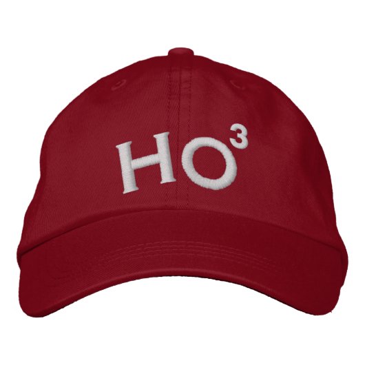 Ho Ho Ho Bestickte Kappe (Vorderseite)